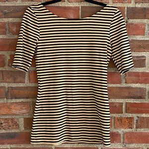 Banana Republic Striped Ballet Back Top Small